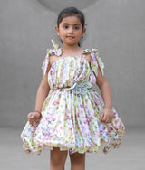 Shine & Swirl Metallic Frock