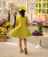 Mint Bloom Neoprene Dress