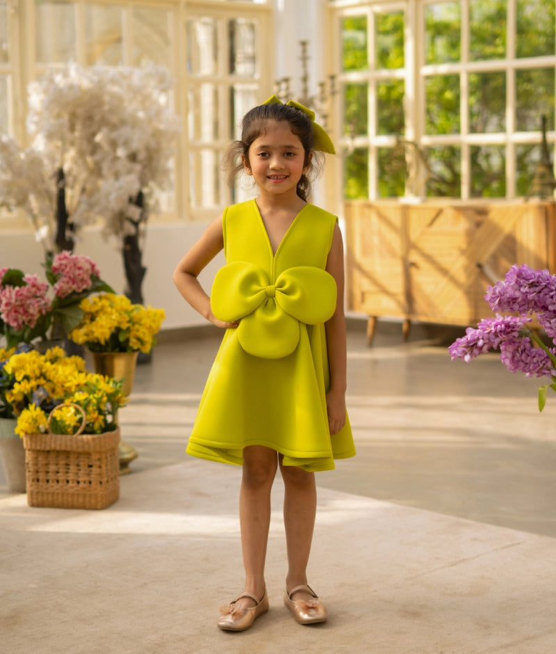 Mint Bloom Neoprene Dress