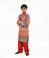Sequence Embroidered Kurta with Salwar