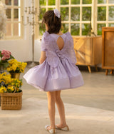 Lilac Shimmer Butterfly Frock