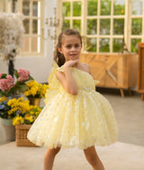 Yellow Butterfly Frock