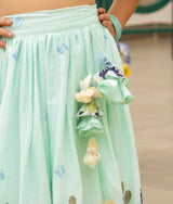 Blue Embroiderd Lehenga Choli Set