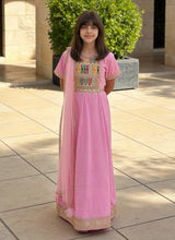 Pink Velvet Anarkali