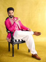 Jackky Bhagnani in Nasir Jacket Set