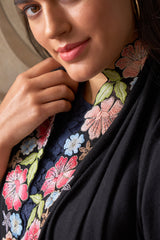 Floral Sprinkle | Embroidered Wool Silk Stole