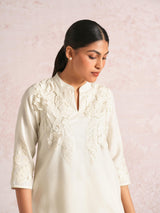 Floral Shadows Kurta Set