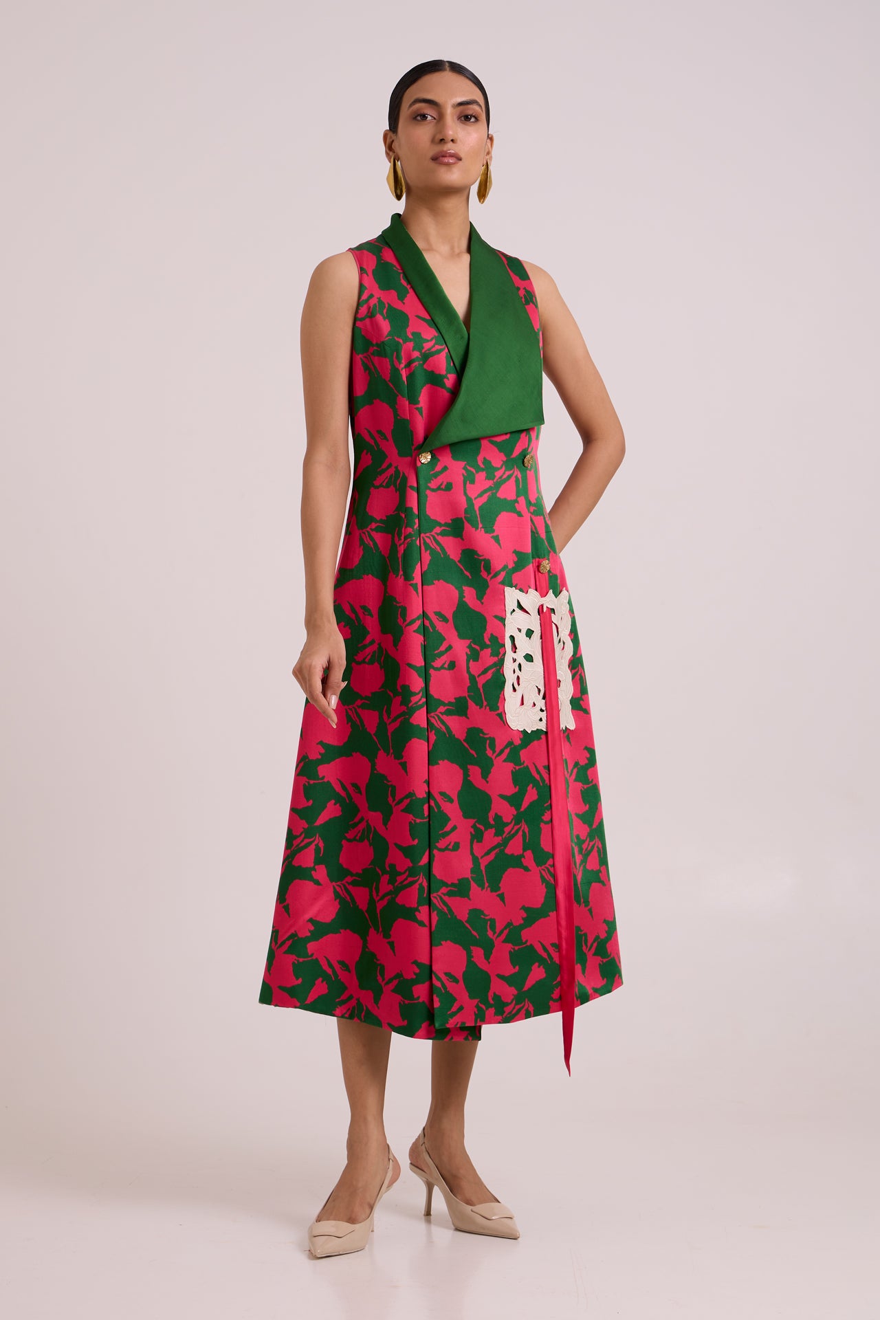 Taylor - Overlap Long Blazer Dress