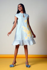 Wintel-soft-fern-short-dress