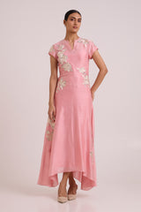 Lizzy - Blush Pink Prism Long Dress
