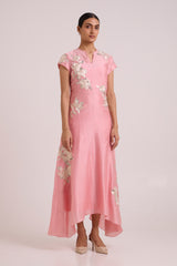 Lizzy - Blush Pink Prism Long Dress