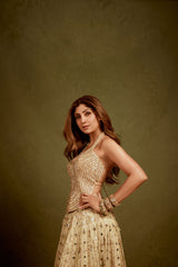 Shilpa Shetty In Saanjh Lehenga Set