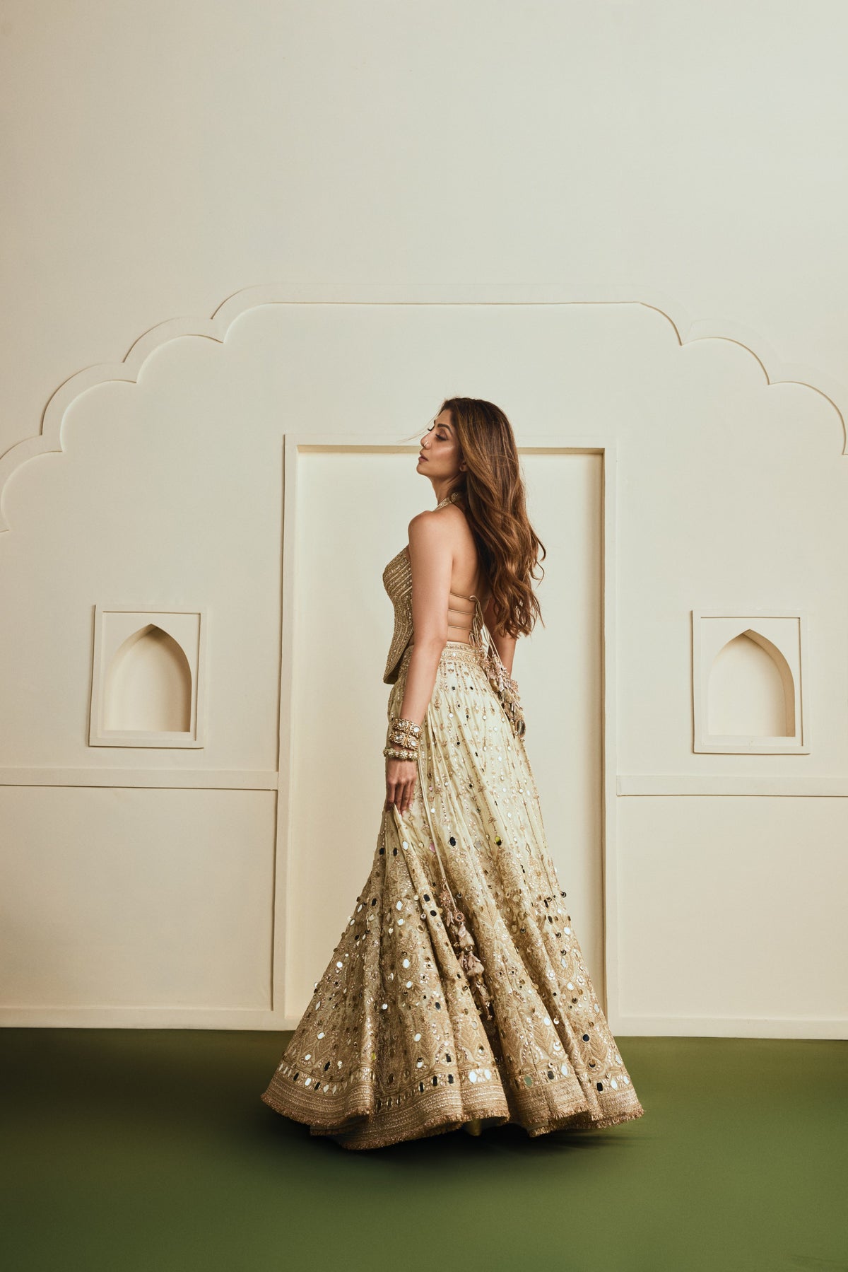 Shilpa Shetty In Saanjh Lehenga Set