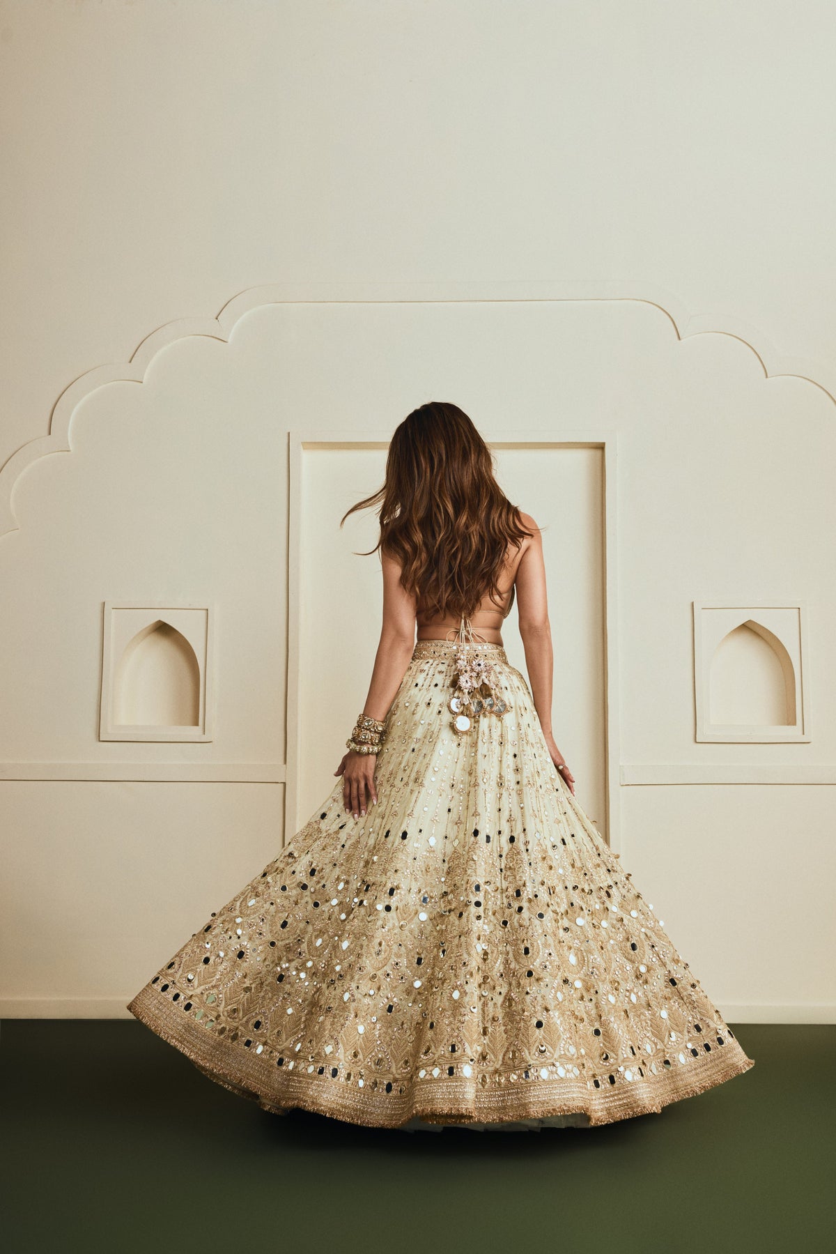 Shilpa Shetty In Saanjh Lehenga Set