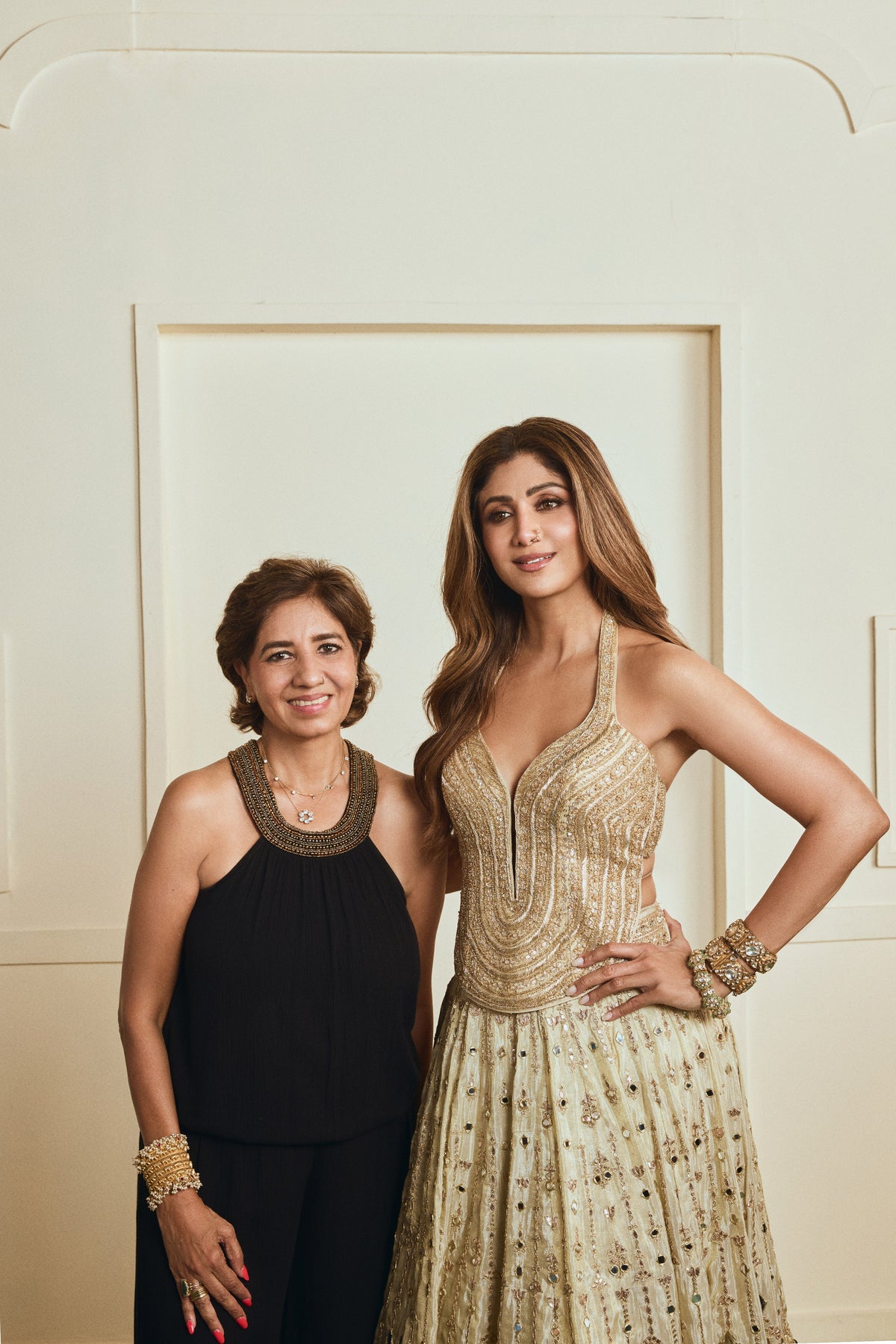 Shilpa Shetty In Saanjh Lehenga Set