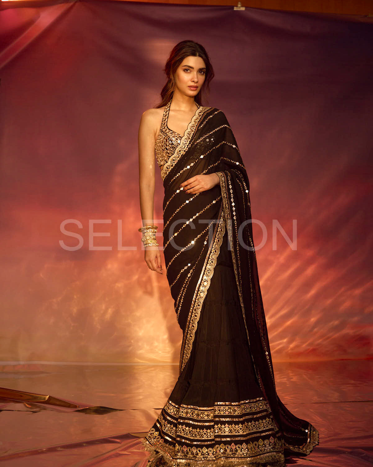 Diana Penty in Aradhana Saree Set
