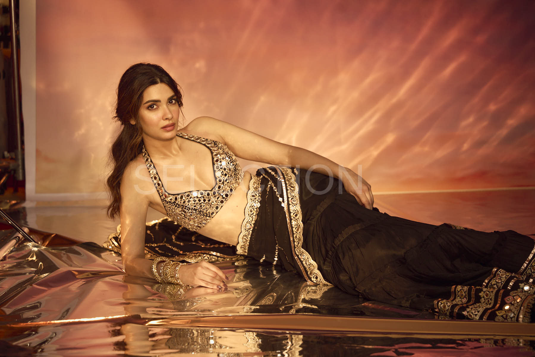 Diana Penty in Aradhana Saree Set