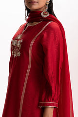 GOTA EMBROIDERED KURTA SET