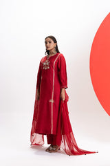 GOTA EMBROIDERED KURTA SET