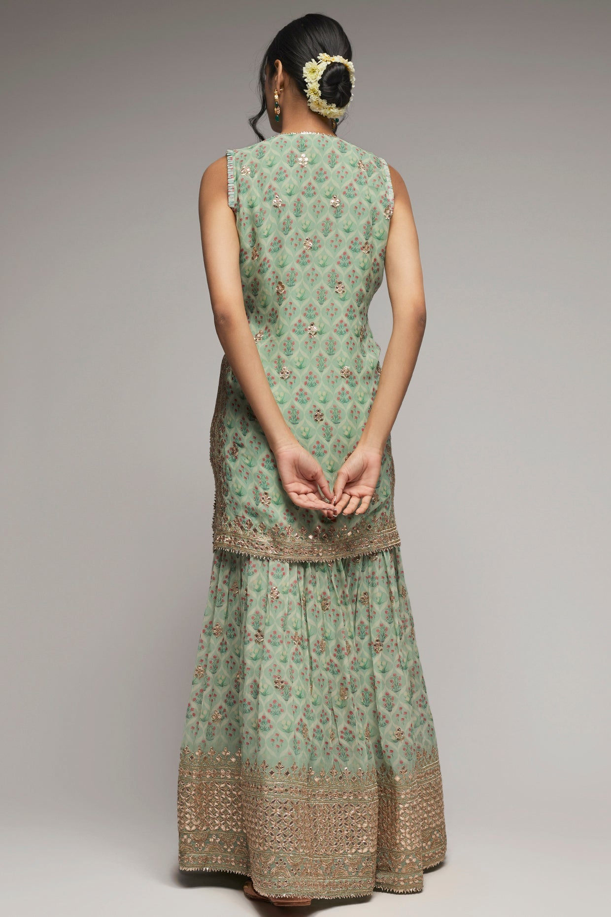Nusrat Selvless Sharara Set
