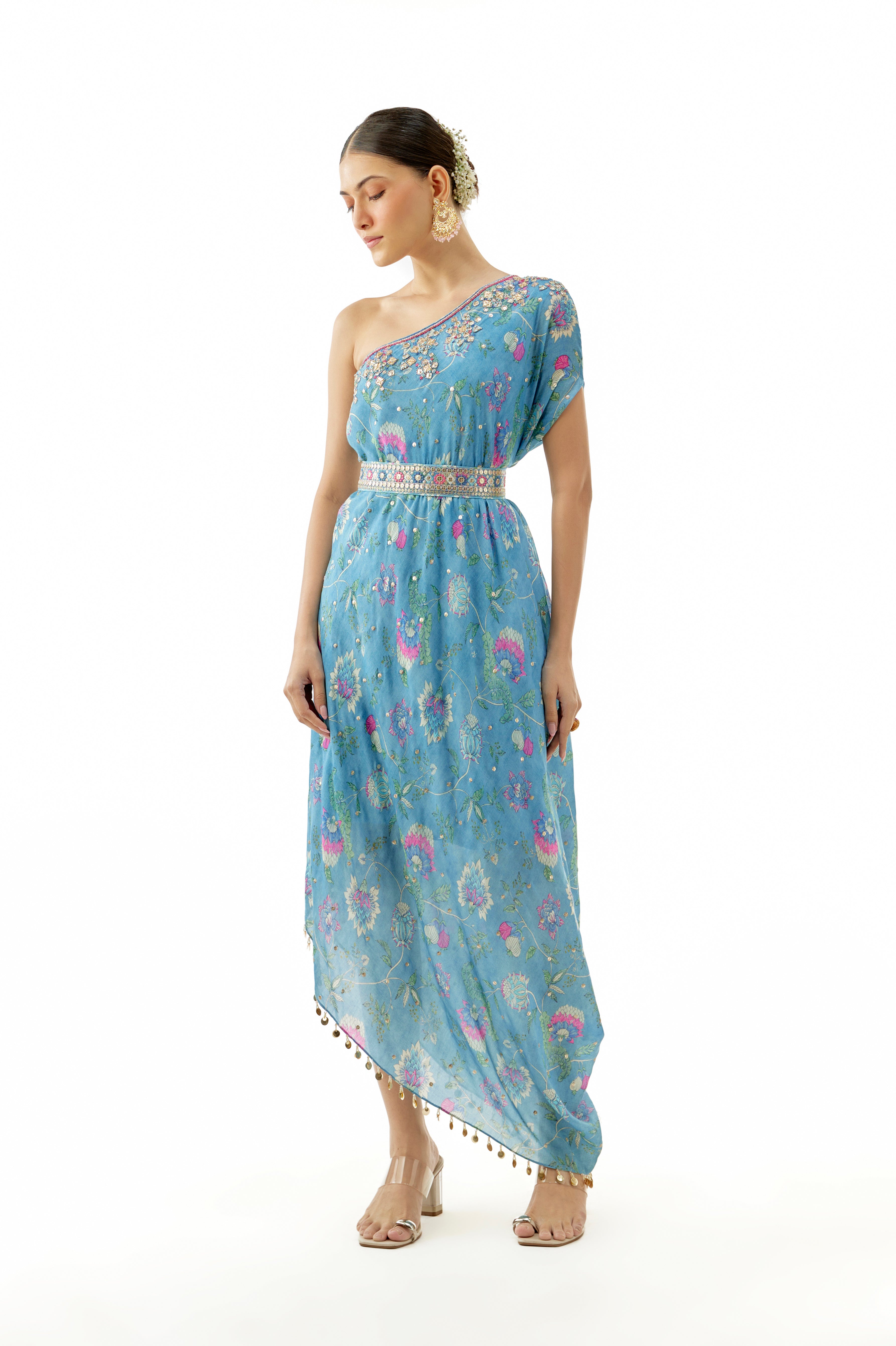 CLo One shoulder Dress