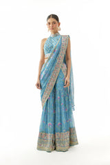 Pakhi Sharara Saree Set