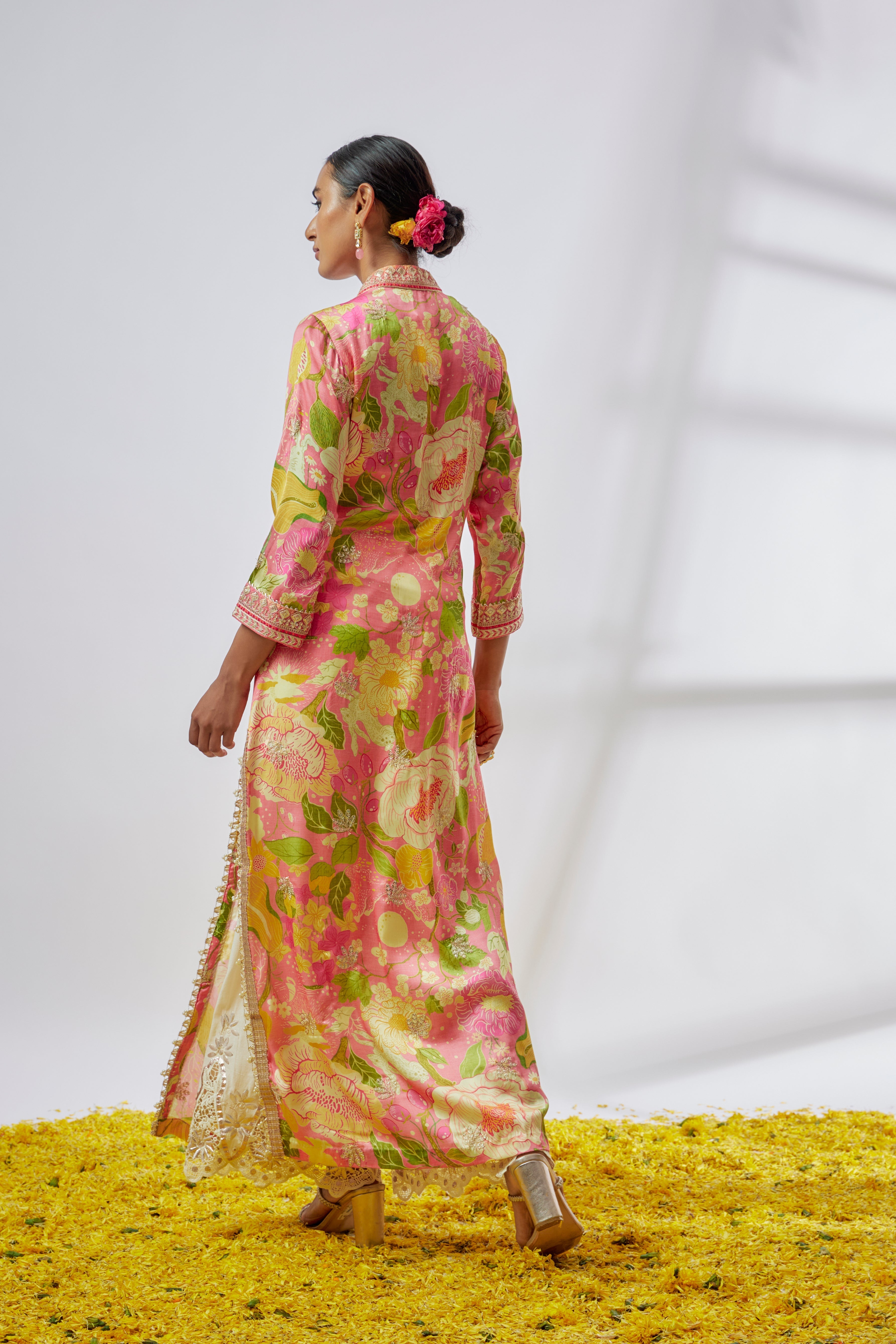 Arya pallazo set