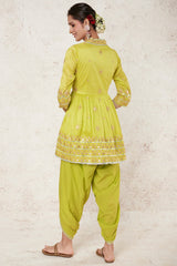 Punam Short Peplum With Dhoti