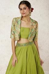 Athira Short Jacket And Bustier with Victorian Skirt