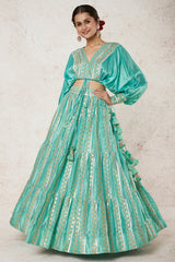 Falak Tie Top With Vitorian Skirt