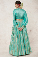 Falak Tie Top With Vitorian Skirt