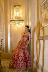 Olive Oleander Sherwani Set