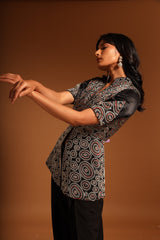 KUMA PEPLUM TOP WITH STRAIGHT PANTS