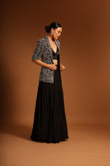SARGAS AJRAKH JACKET AND FLARE PANTS