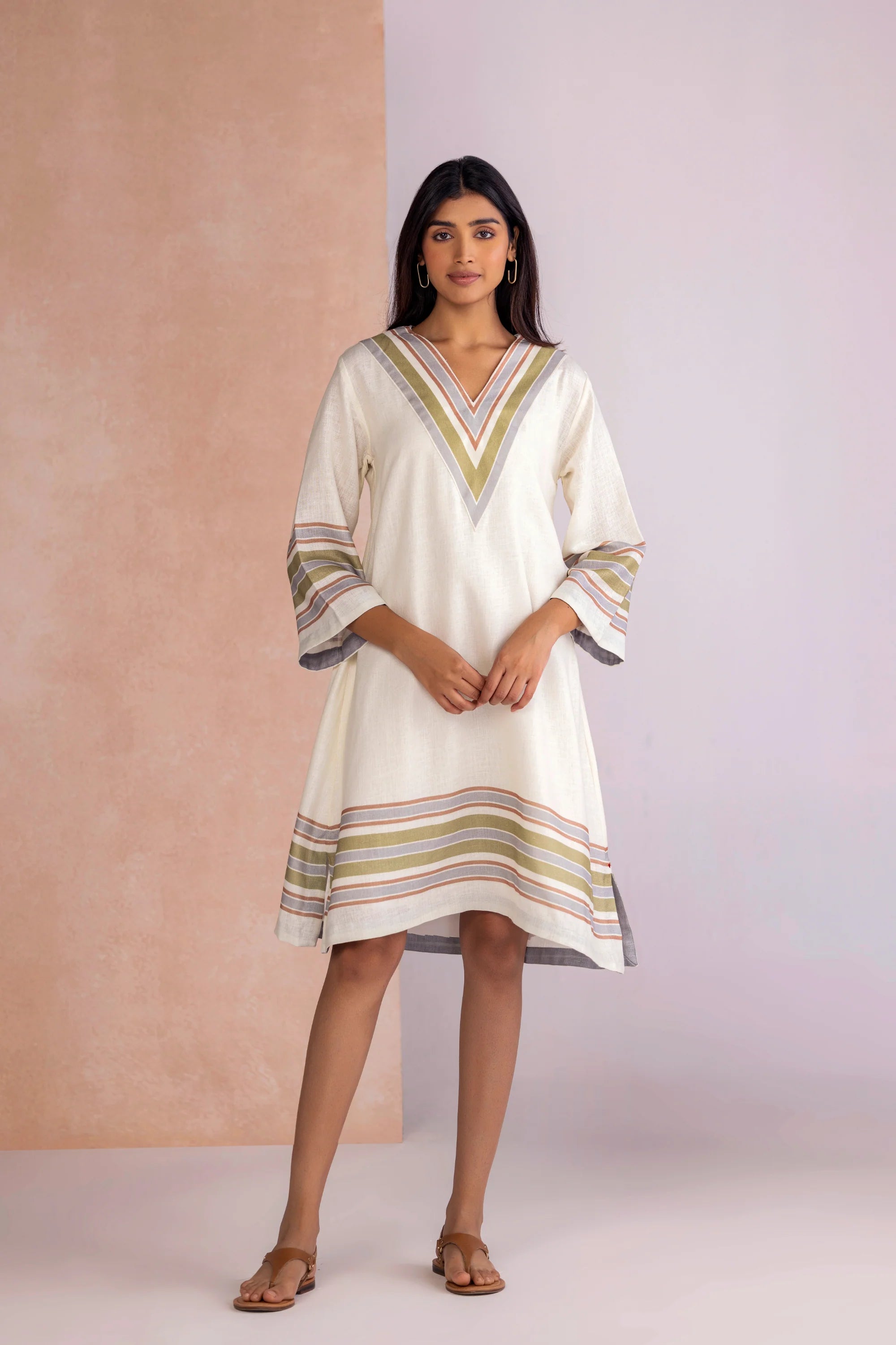 Stripe Drama Square Co-ord