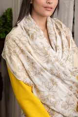 Glitz Cherry Blossom | Fine Merino Wool Stole