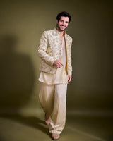 Adiya seal in Dhir Jacket Set