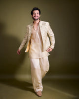Adiya seal in Dhir Jacket Set