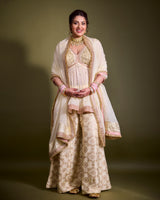 Anushka Ranjan in Ridah Sharara Set
