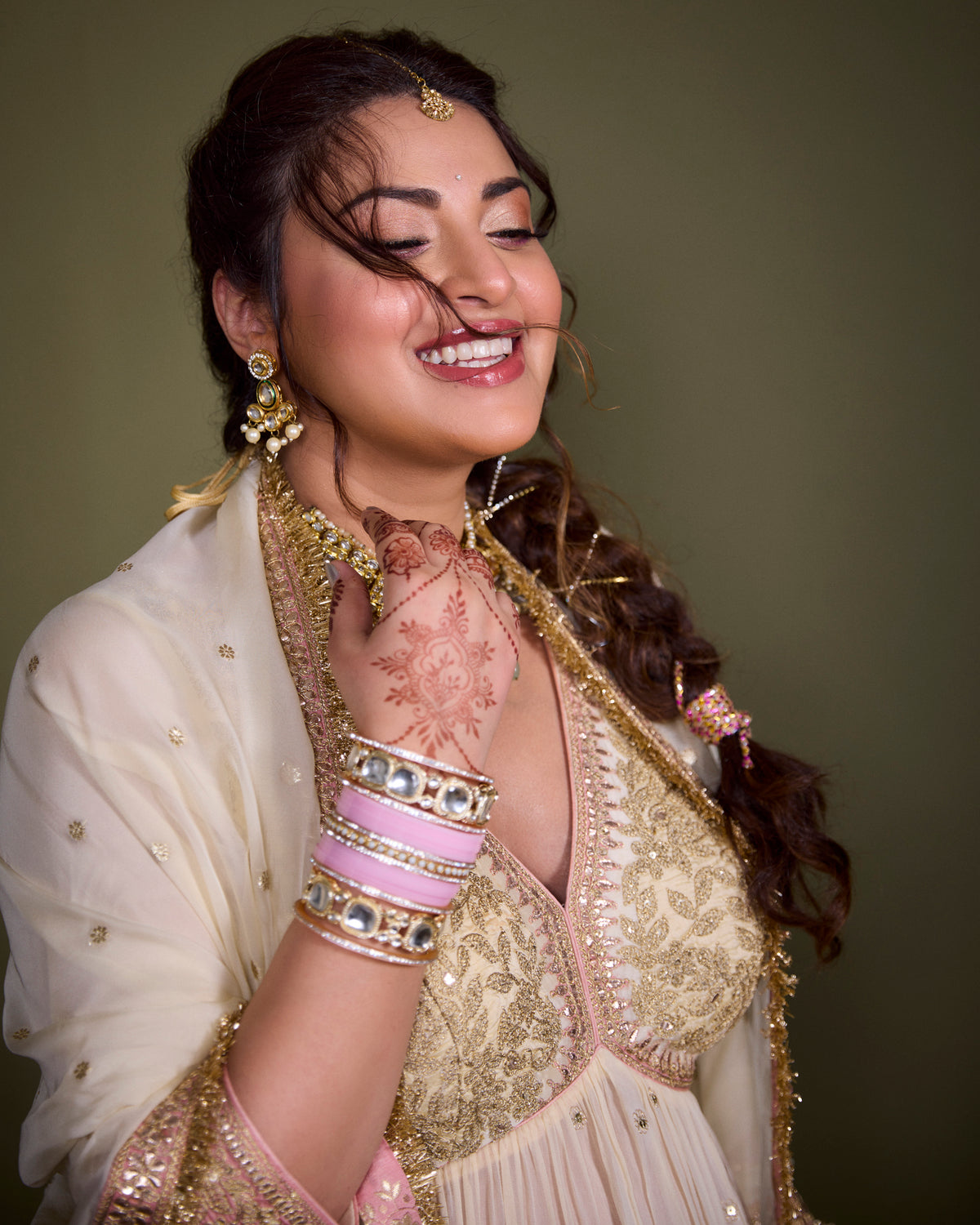Anushka Ranjan in Ridah Sharara Set