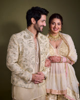 Anushka Ranjan in Ridah Sharara Set