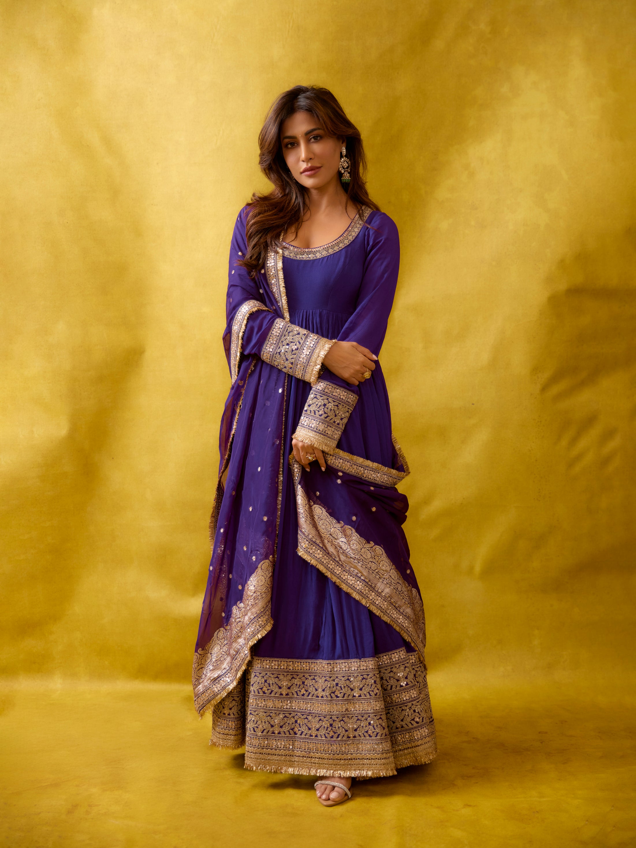 Chitrangada Anarkali Set
