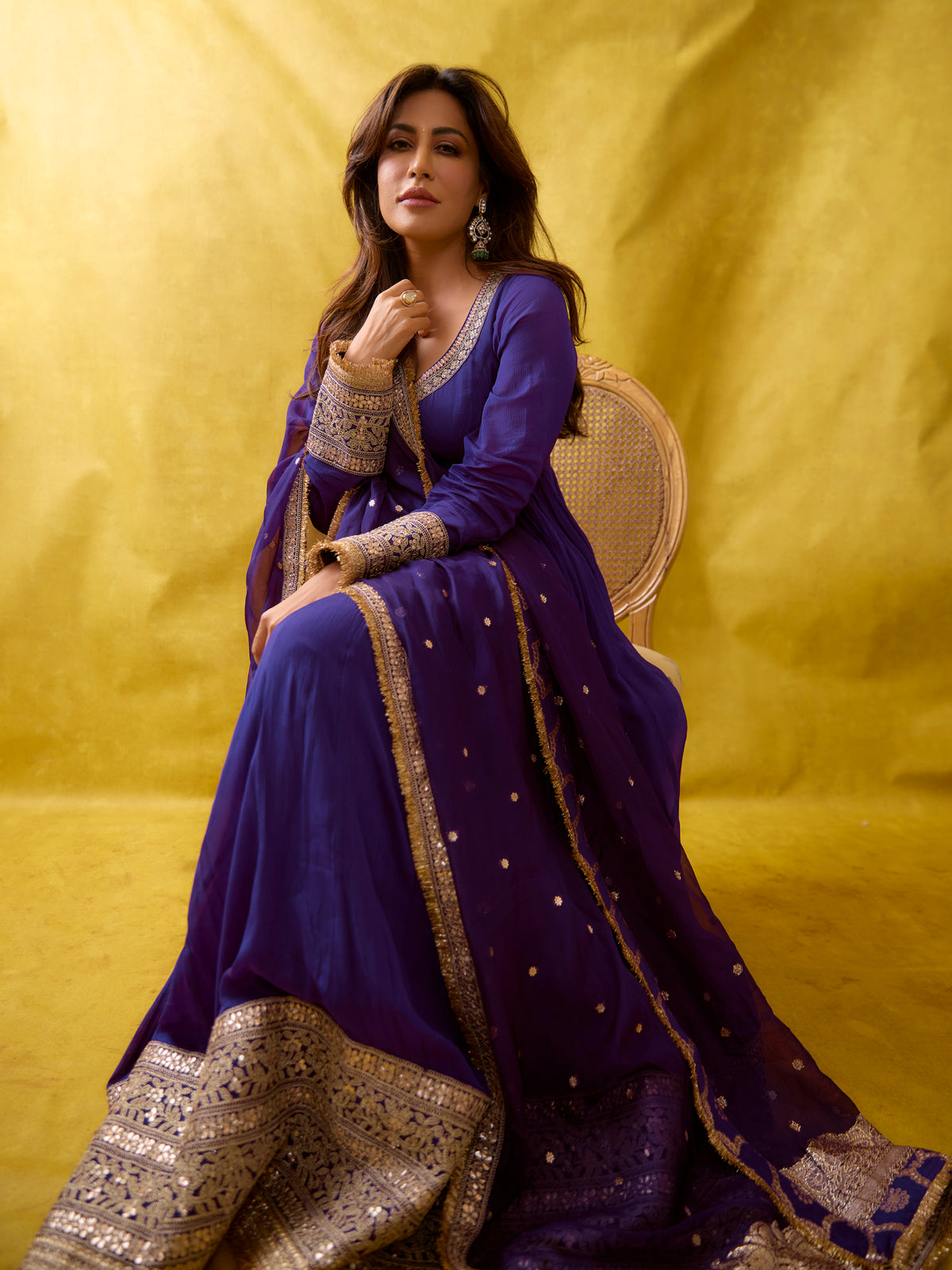 Chitrangada Anarkali Set