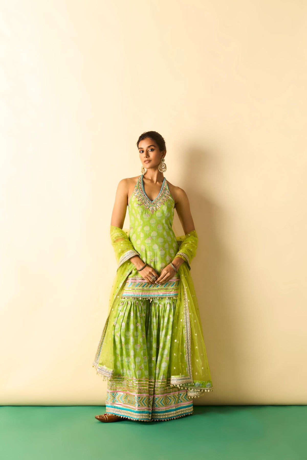 Dwisha Halter Sharara Set 32