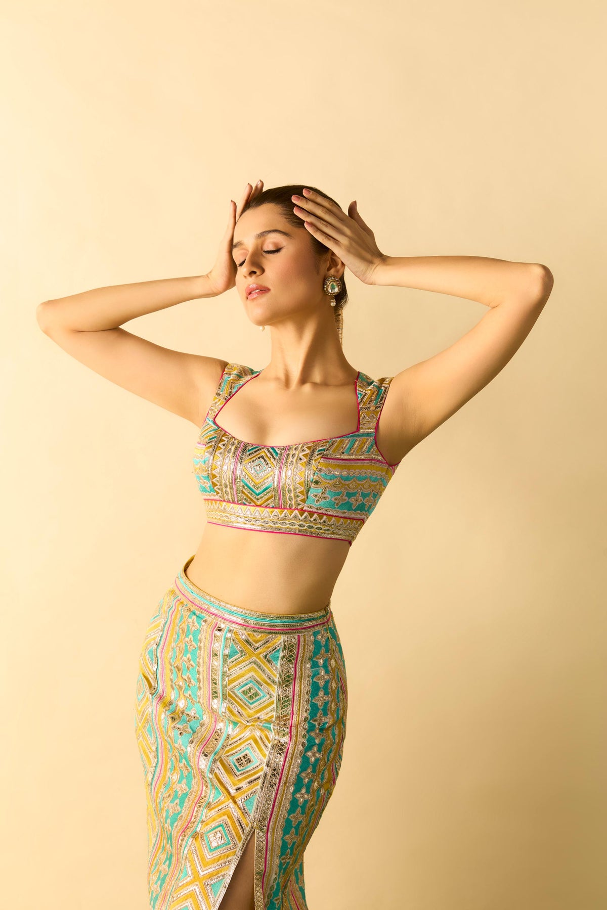 kashvi slit skirt set 38