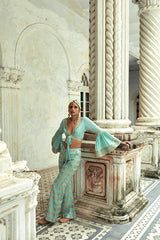 Fiza Tie Top with Pants
