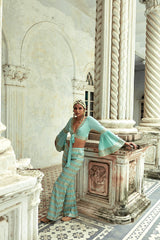 Fiza Tie Top with Pants