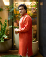 Sachin Tendulkar in Zayyan Kurta Set