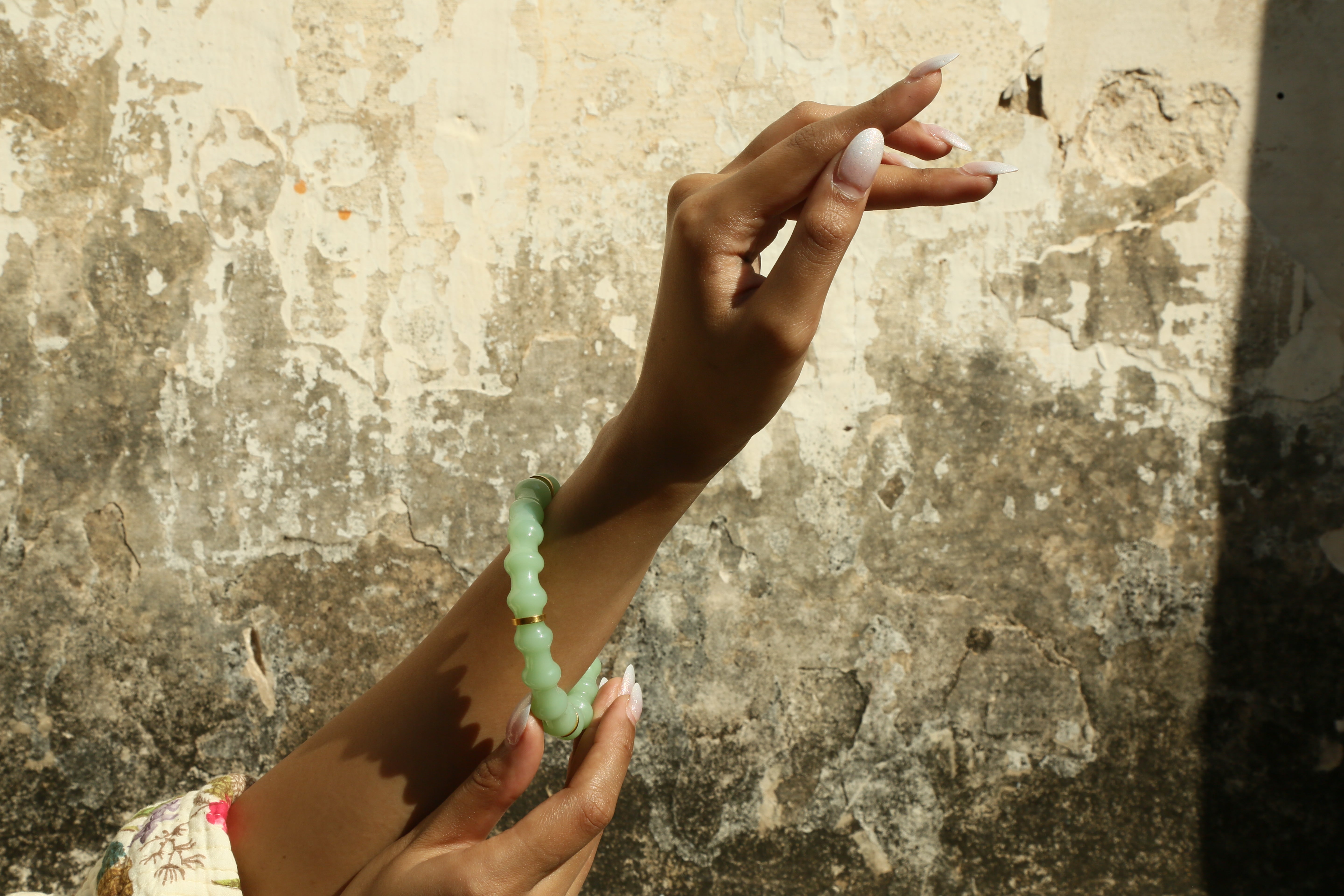 Sona Green Glass Bangle
