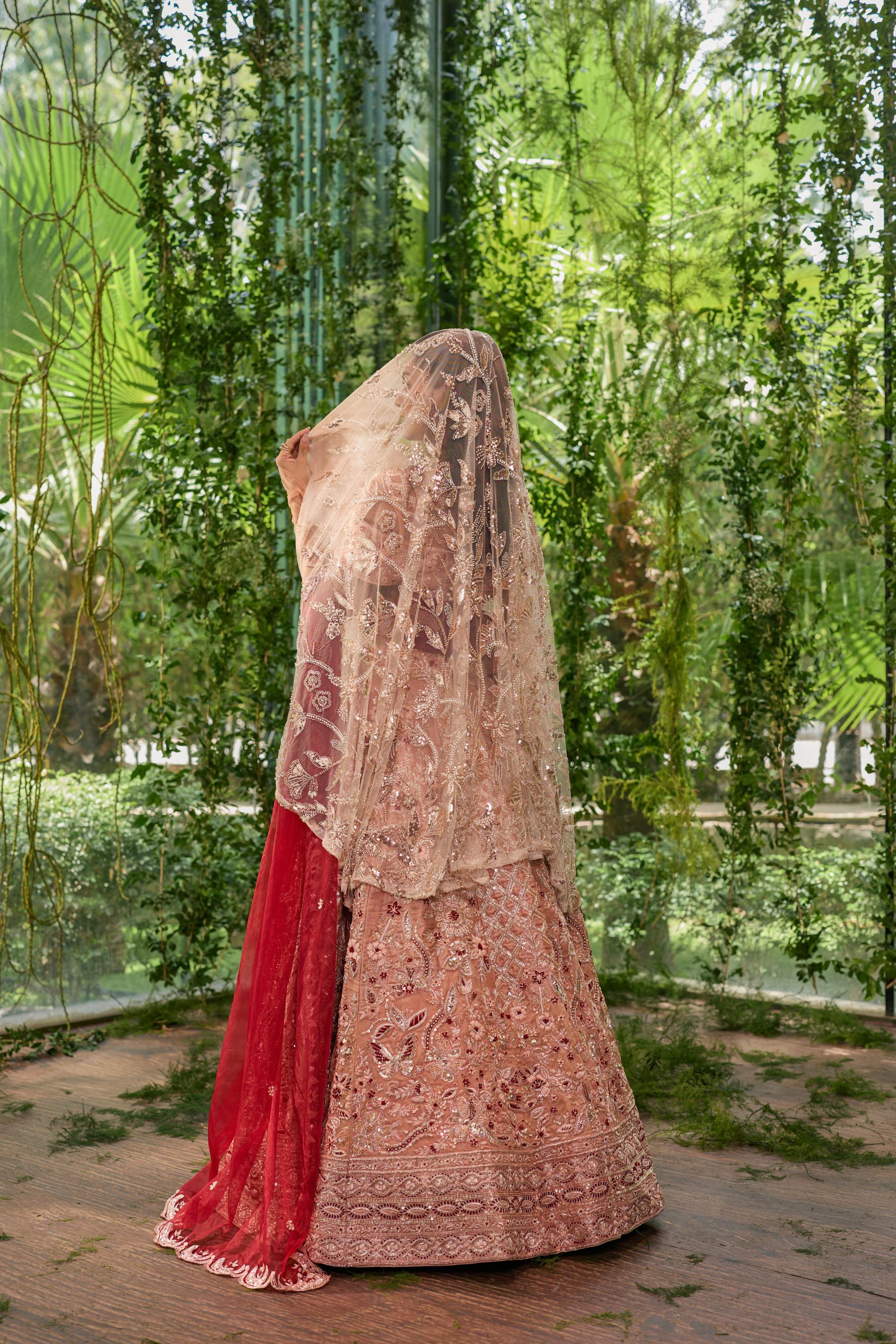 prakriti Eclat - the blooming light lehenga